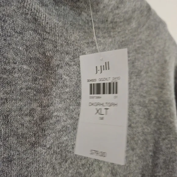 J. Jill Gray Sweater NWT - Picture 3 of 3